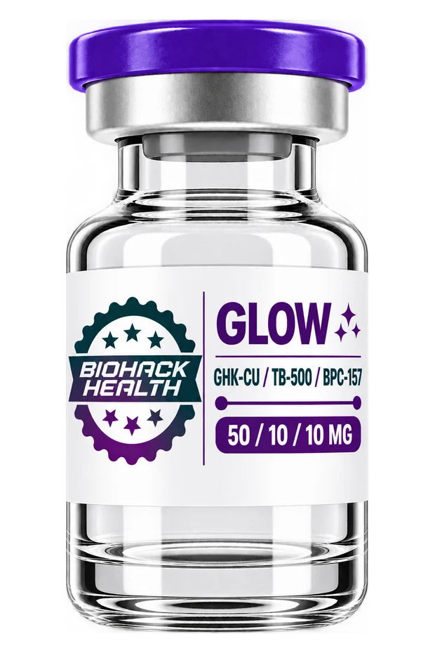 GLOW — GHK-Cu / TB-500 / BPC-157 · 50/10/10 mg